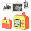 Kids Printing Camera 2.4in LCD Screen Dual Lens HD 1080P Thermal Kids   Print Camera with Lanyard
