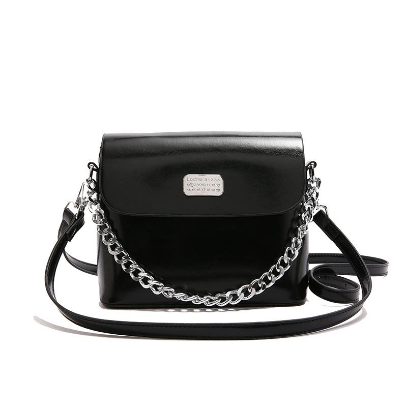 Texture trend chain Small square bag Women's bag New fashion versatile casual commuter shoulder bag Crossbody bag