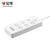 6-Outlet 3-USB Power Strip with Overload Protection