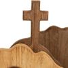 Easter Decorations for Home Wooden Christian Figurine Tabletop Christian Empty Tomb Figurine for Holiday Party Celebration