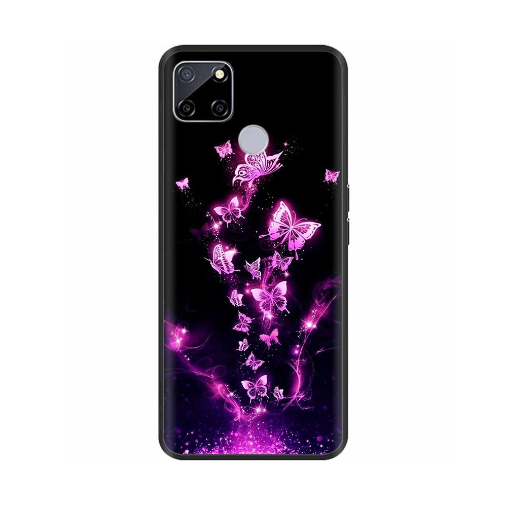 Case For Realme C25 C25s Coque Realme 7i RMX2193 Soft Cartoon Silicone Fundas Phone Case For OPPO REALME C12 Capa Cover Bumper
