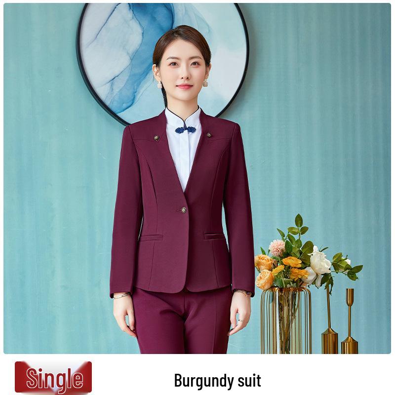 

Профессиональная рабочая одежда для ресепшена: Мужские и женские костюмы для персонала сферы гостеприимства и обслуживания клиентов L