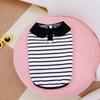 Breathable Dog Striped T-shirts Cute Pet Skirt Pet Chest Strap Dog Vest Harness  for Puppy Kittens