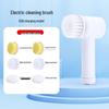 Cross-Border Waterproof Wireless Cleaning Brush for Kitchen & Bathroom - Portable, Multi-Functional, with Replacement Heads.
