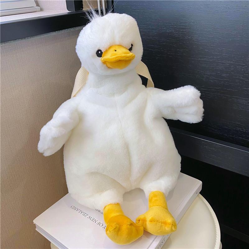 

Новый Мягкий Плюшевый Аниме Плюшевый Рюкзак Формы Утки Кролика Большая Вместимость Наплечная Сумка Мультяшная Милая Сумка Женская Девичья