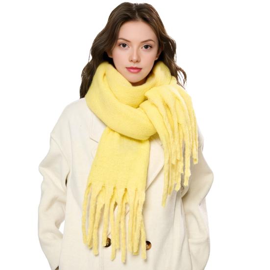 Women Scarf Extra Large Blanket Shawl Wrap Solid Color Oversized Thickened Winter Warm Shawl Wrap Cold Weather Accessory