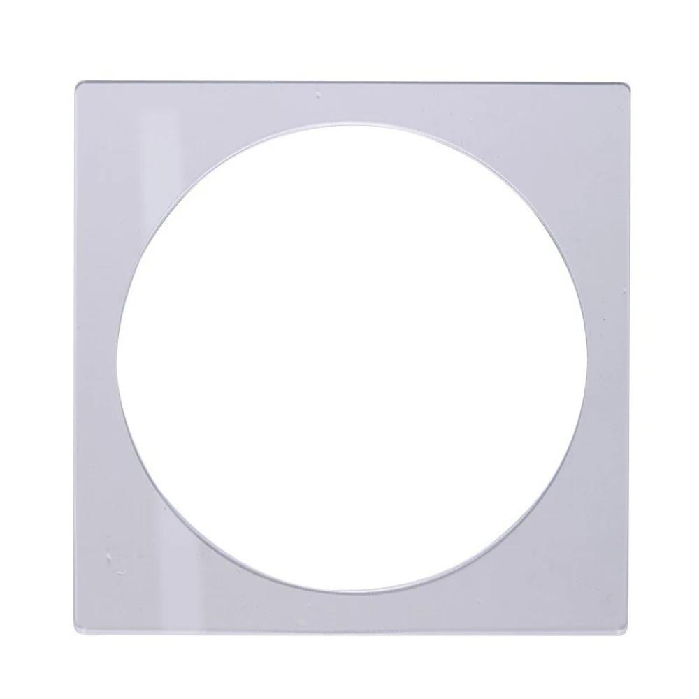 Transparent Square Acrylic Cake Discs Boards Round Hole Layer Cake Mould Cake Scraper  Cream