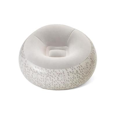 Inflatable Armchair - - Round 122 X 66 Cm - 3 Colors - Durable Vinyl - Comfortable