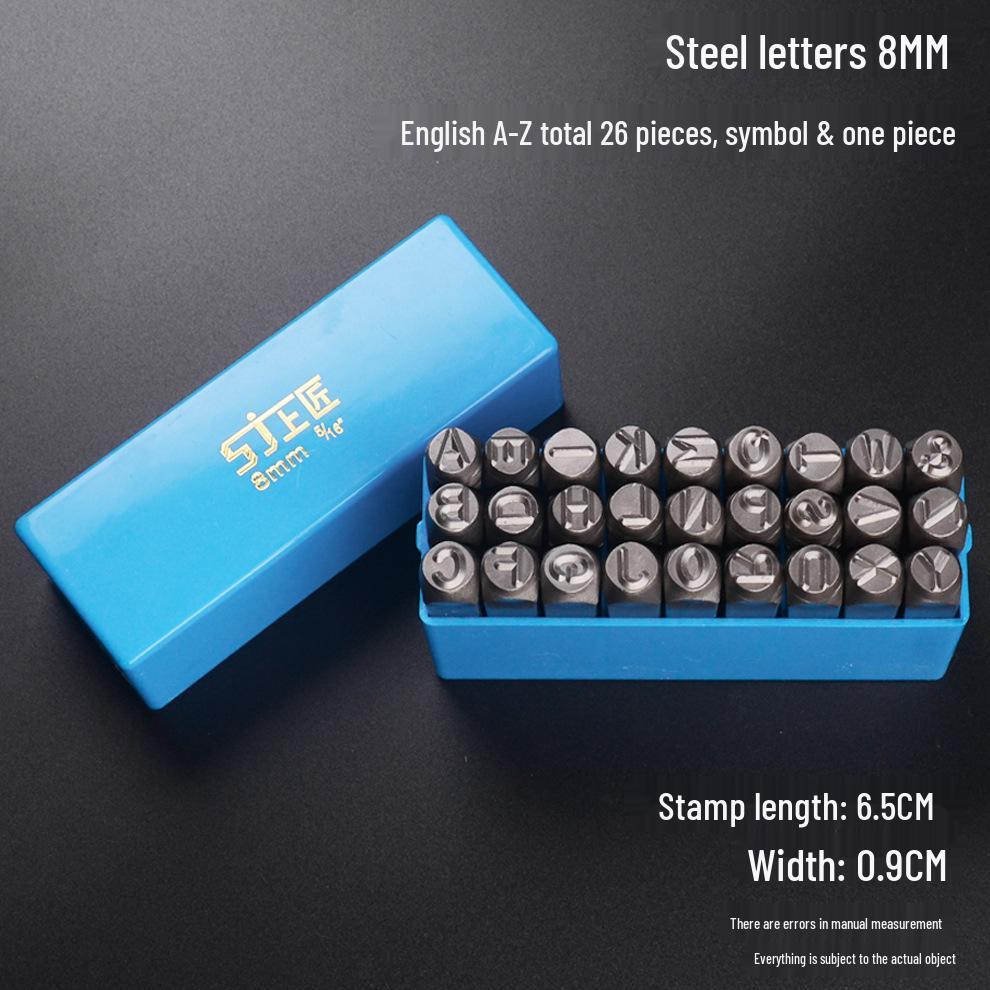 Master Craftsman Steel Stamp Set: Numbers, Letters & Symbols