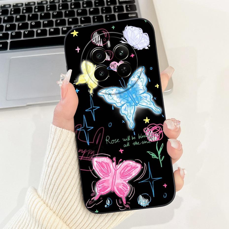 2025 New For Realme 12 Pro+ 12Pro 5G Lens Protective Phone Case For Realme 12 Pro Plus 5G Cute Pattern Soft Silicone Cases