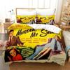 3D Print Movie Murder My Sweet Bedding Set Duvet Cover Bed Set Quilt Cover Pillowcase king Queen Size Boys Adult Bedding Set