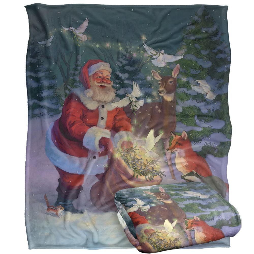 JQ Licensing Silky Gifts Christmas Supersoft Blanket