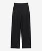 MIND BRIDGE WOMEN [W] Single-Pleat Wide Belted Slacks