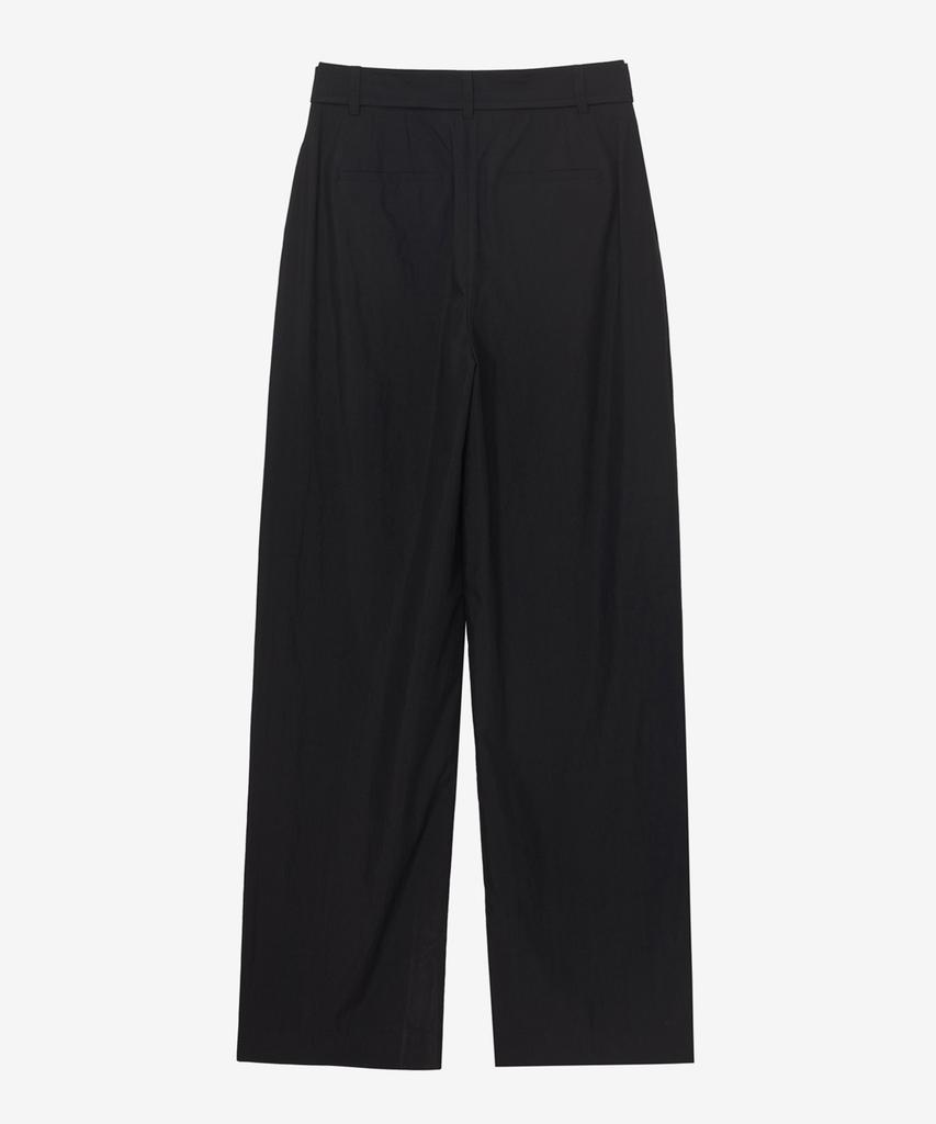 MIND BRIDGE WOMEN [W] Single-Pleat Wide Belted Slacks