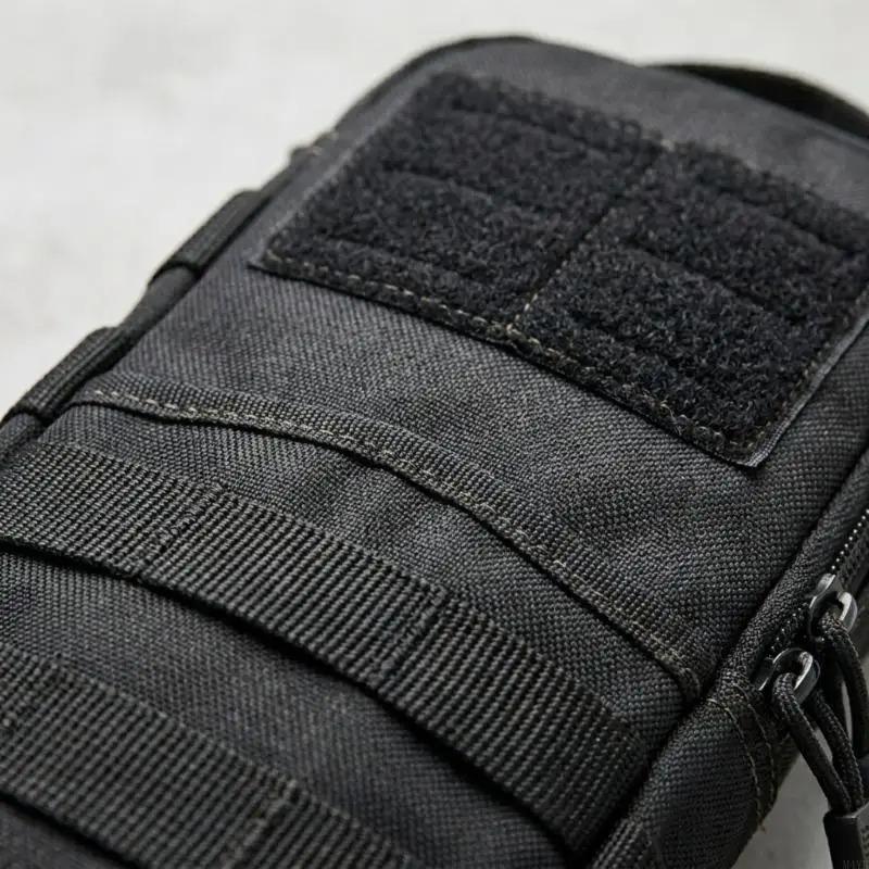 Small Shoulder Tool Bag, Tactical Tool Pouch, Portable Practical Tool Storage Case with Shoulder Strap, Suitable for EDC, Motorc