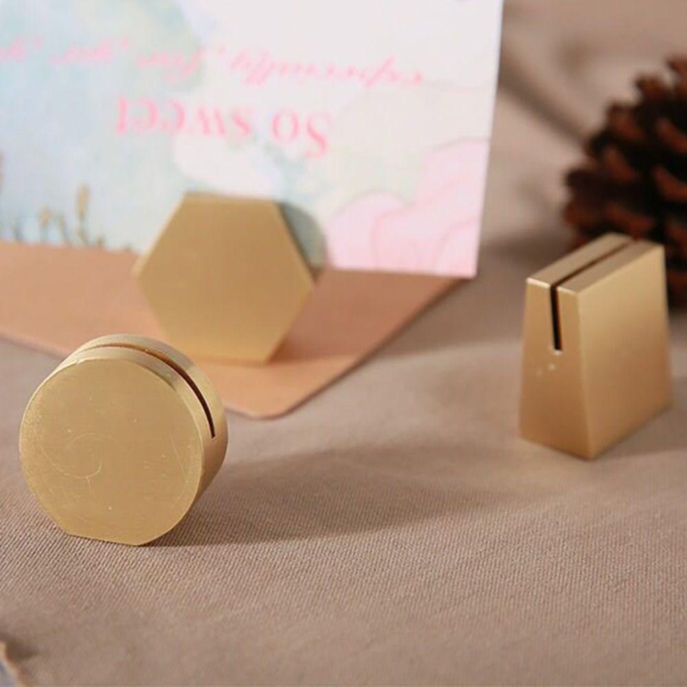 Desktop Decoration Business Card Holder Students Gift Note Picture Clamp  Birthday Wedding Party