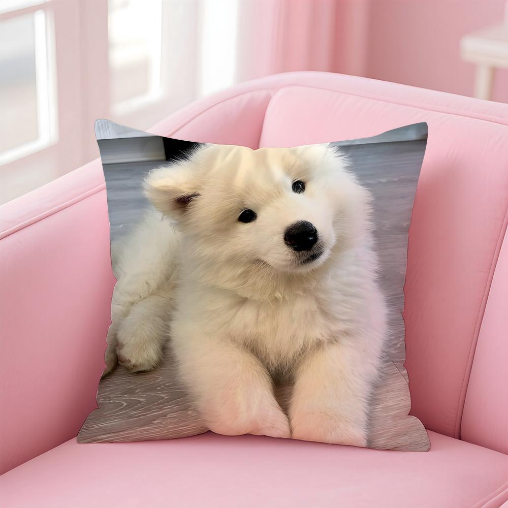 NICE CUTE Labrador Retriever dog Cushion Cover Pillow Case Soft Friendly Fabric  Concealed Zipper