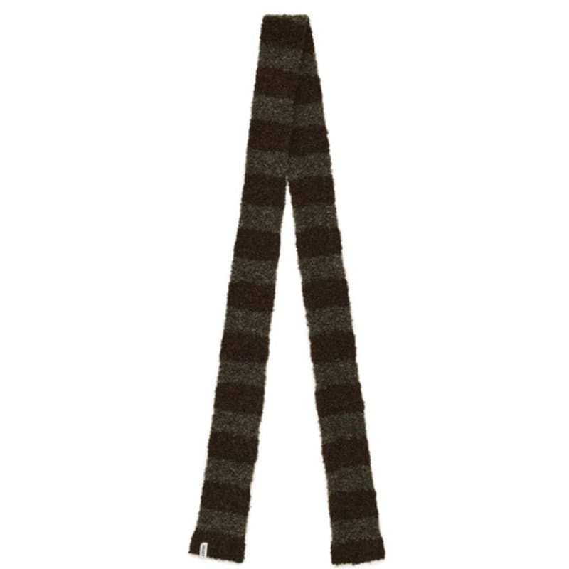 Velsey Stripe Mini Muffler [SEPIA]