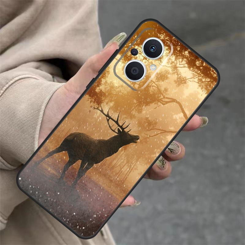 Deer Hunting Camo Case For OPPO Reno 11 F 10 Pro 4 5 6 7 8 Lite 4Z 5Z 8T OPPO Find X3 X2 Lite X6 X5 Pro Cover
