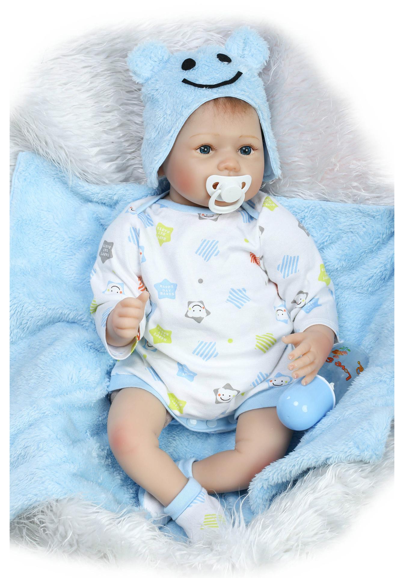 Realistic Baby Dolls for International E-commerce 55 cm