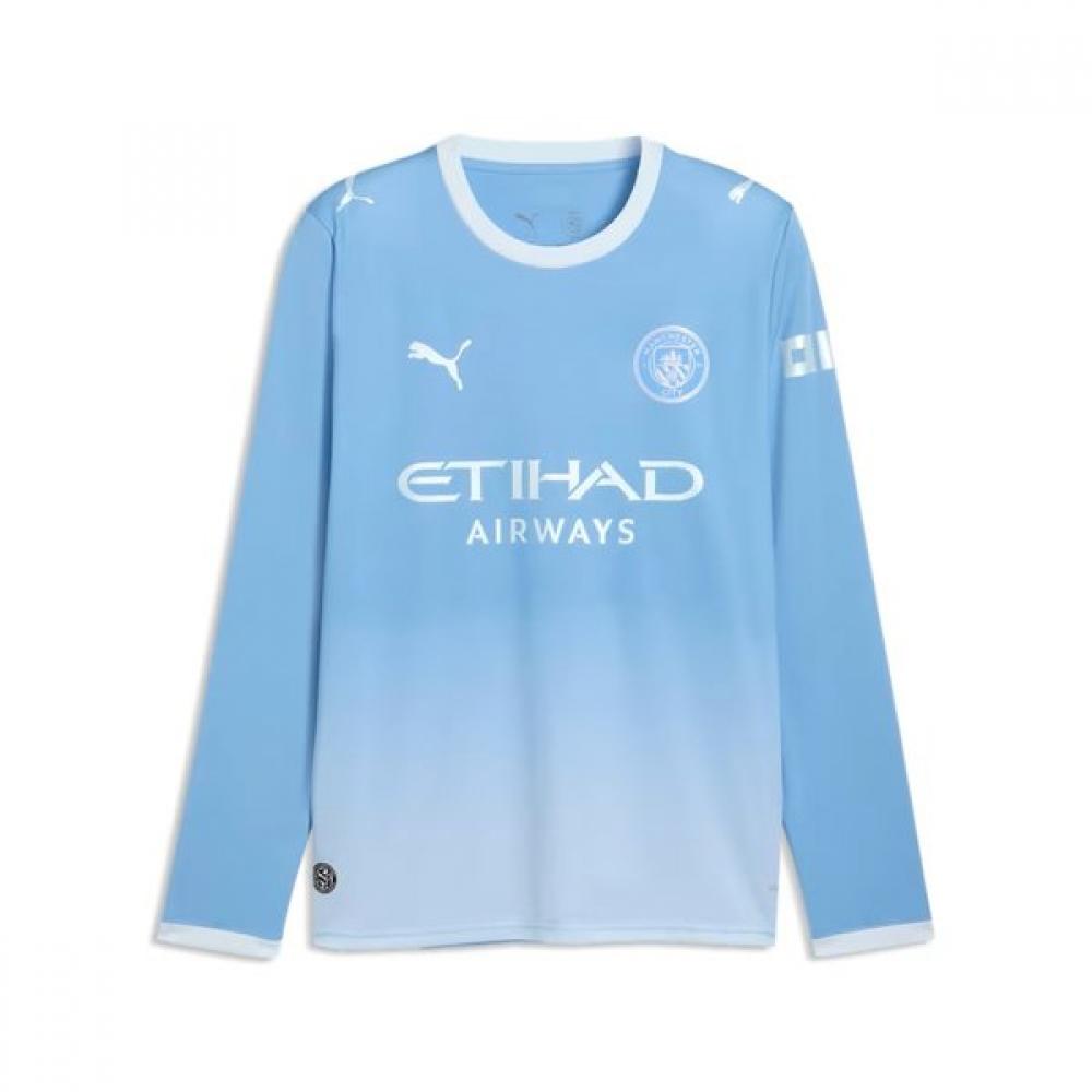 Puma Manchester City Fc Home Jersey Replica Ls 784327 01 01 Team Light Blue/L(100)