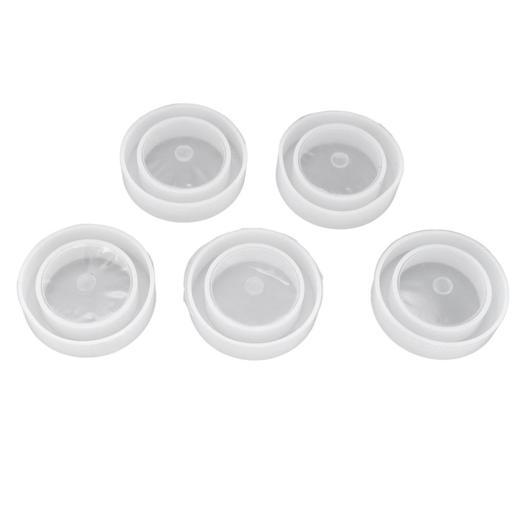 5Pcs Silicone Bracelet Mold Silica Gel Material Easy Demoulding DIY Toroidal Mould