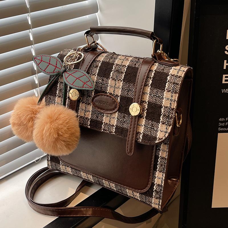 Premium Gesp Dames Rugzak Dames 2025 Mode Messenger Bag Niche Studenten Schoudertas Handtas