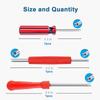 Riseuvo Valve Stem Removal Tool - 40Pcs Valve Cores, 4-Way Valve Tool, Valve Core Remover Tool, Tire Repair Schrader Valve Tool