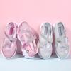 Single Mesh Girls' Shoes Summer New Frame Sports Shoes Hollow Children's Shoes Little Girls Tide Breathable Princess Shoes