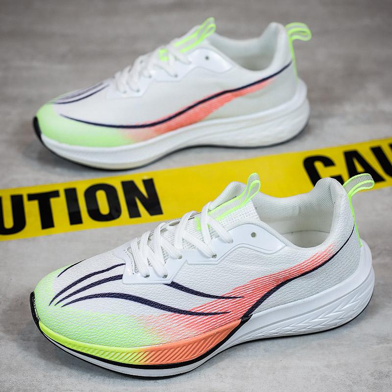 Brand Men's Sports Running Shoes Outdoor Hiking Shoes Anti Slip Breathable Men's Mesh Casual Shoes  Simple Colorful