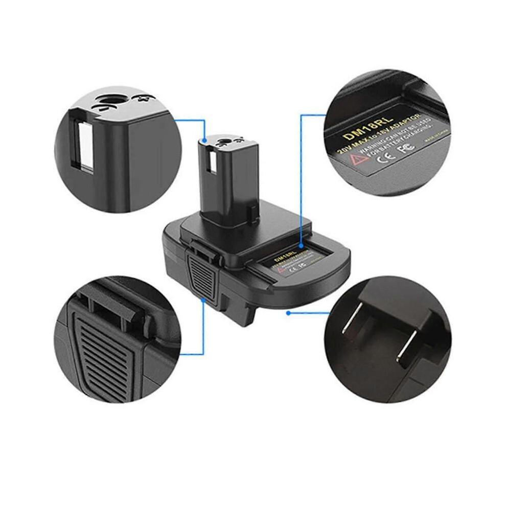 For Dewalt Milwaukee Converter 20v/18v To Ryobi 18v Battery Converter Adapter