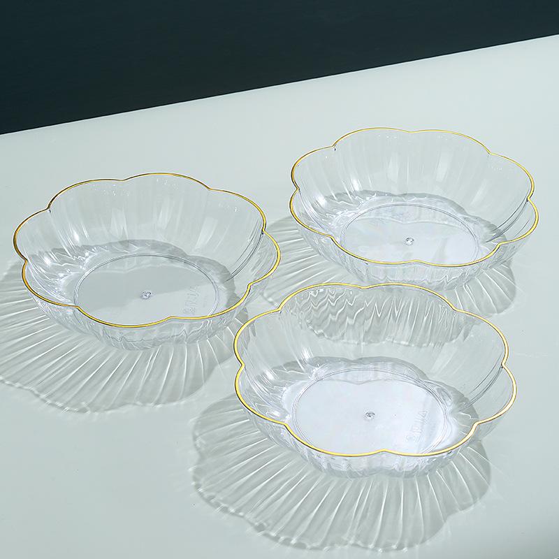 Fruit Plate Household Living Room Coffee Table Fruit Plate High-End Fruit Basin Plate Snack Plate Fruit Basket Fruit Basin