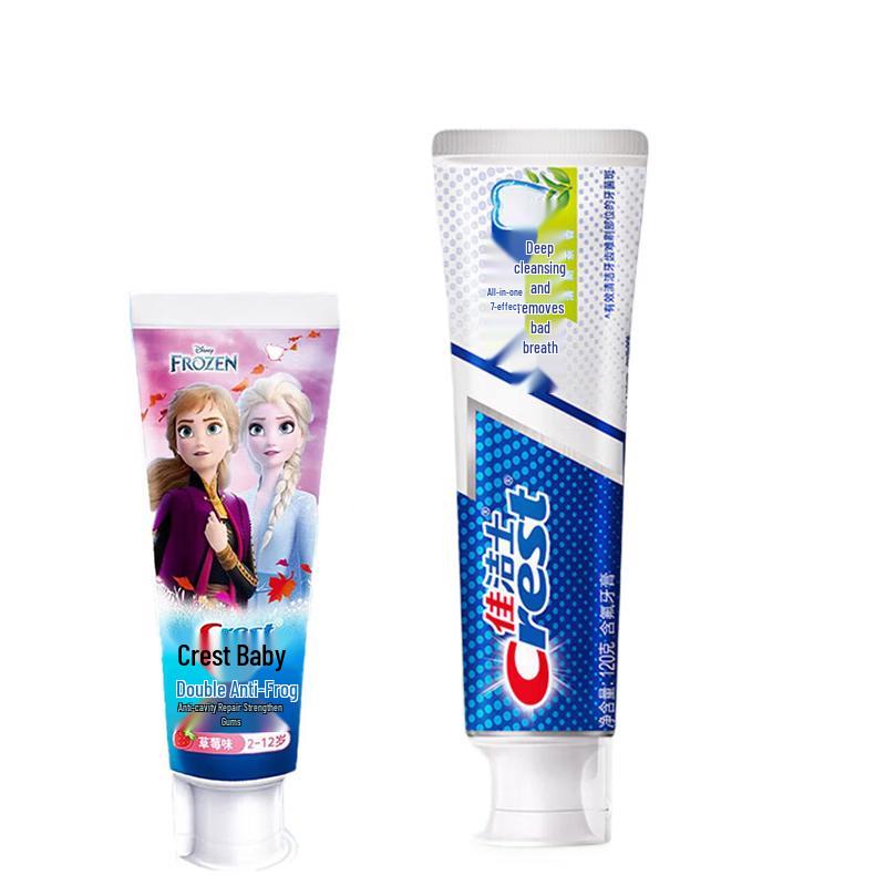 Crest Kids Anti-Cavity & Adult 7-Effect Toothpaste Bundle