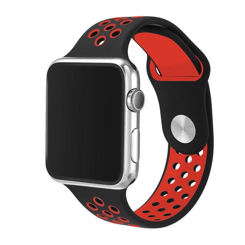 Replacement Sports Silicone Strap Watch Band For Apple Watch Iwatch 38mm 42mm