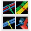 100pcs Reusable Cable Ties Random Colors Strapping Tape Household Goods Bundle Belt  Home