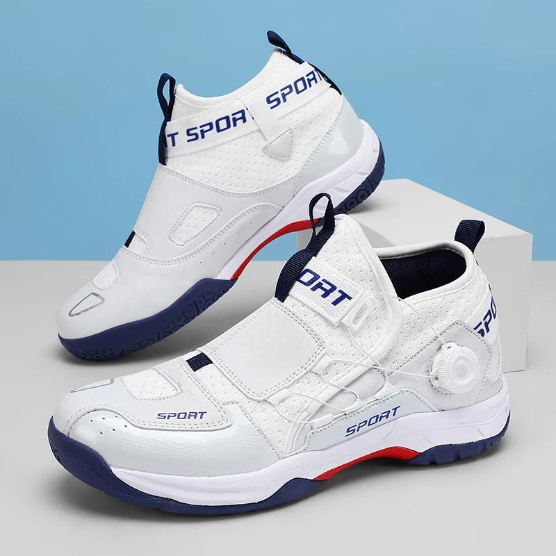 

New Men Badminton Shoes Professional Volleyball Shoes Indoor Sports Shoes Lightweight Ping Pong Sport Tennis Training Sneakers 36 чорний