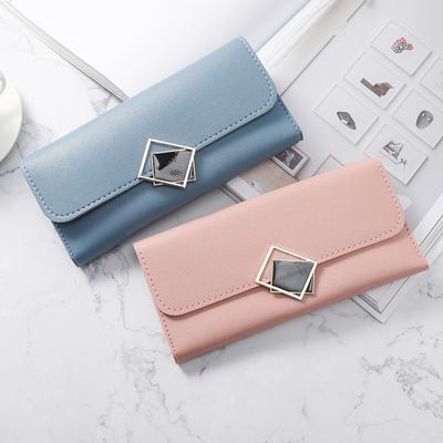 Newest Fashion Women Clutch Wallet Pu Leather Long Purse Hasp Portafoglio Donna Wallet Bag Card Holder Big Capacity Wallet Carteira