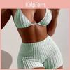 Classic Womens Polyester Bikini Swimsuit With Mesh Panels For Water Sports
