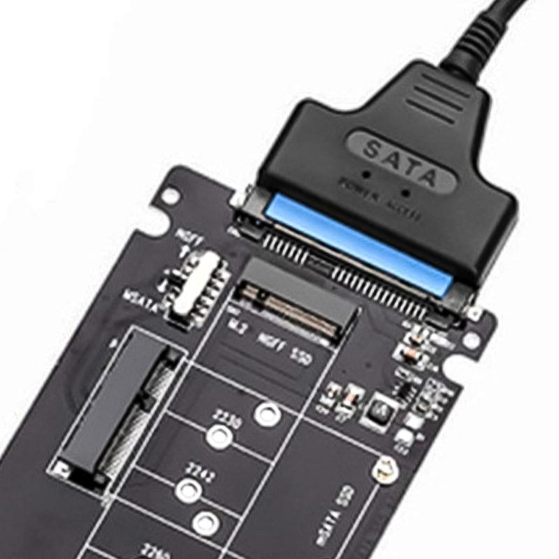 Hochgeschwindigkeits-M.2NGFF mSATA SSDs zu SATA-Adapter-Konverter zu SATA-Schnittstellen m.2NGFF zu USB-Konverter für vielseitige Verwendung
