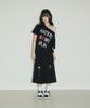 Seulliggeullou Damaged Bermuda Sweatpants [Black]