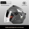 All-Season Universal Electric Scooter Helmet with HD Double Visor for Winter