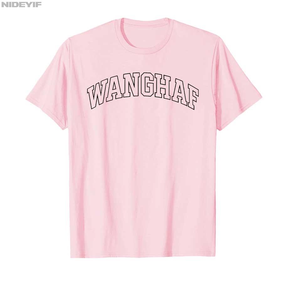 WANGHAF T-shirt For Men Women 100% Cotton T Shirts Short Sleeve Tops 0928-1