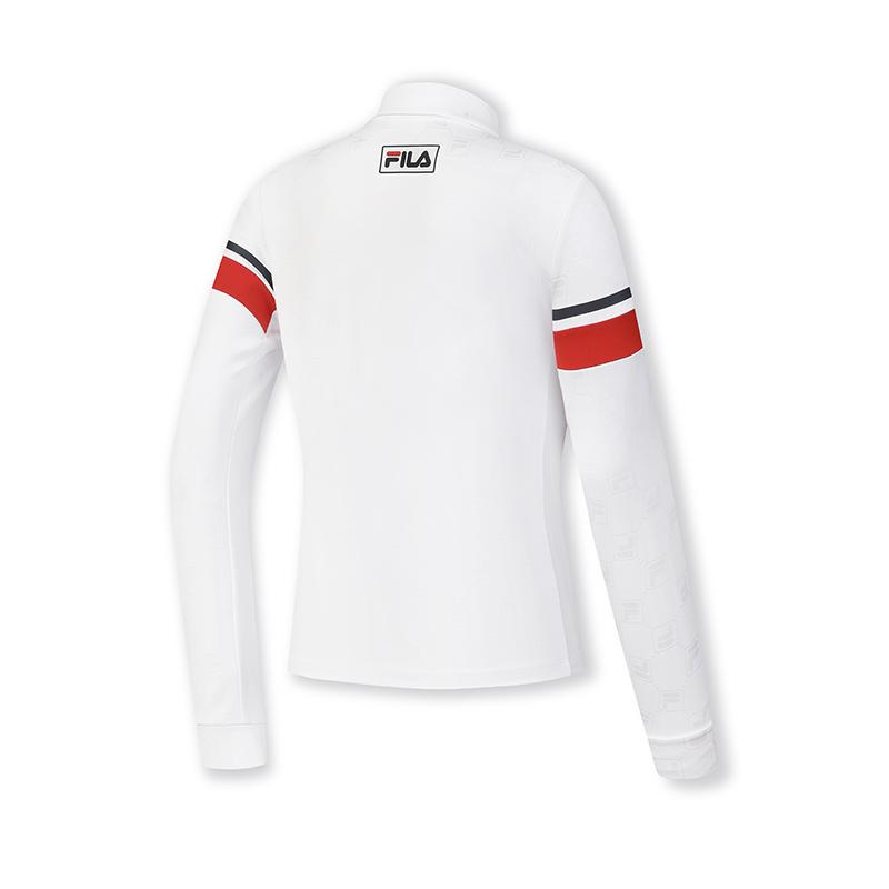 New FILA Polo Shirt Women's Jade White A11W443212FWT