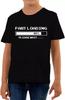 Fart Loading Kids T Shirt Farting Funny Poop Smell Flatulence Joke Black