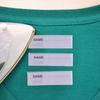 200pcs/pack White Washable Iron On Name Labels Set for Clothes Labels Garment Fabric Tags Marker Sewing Accessories 55*15mm