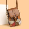 Nueva Moda Multifuncional Ligera Bolso de Hombro Estampado Bolsa de Almacenamiento Phe Bolso Cruzado Retro a Cuadros para Mujer