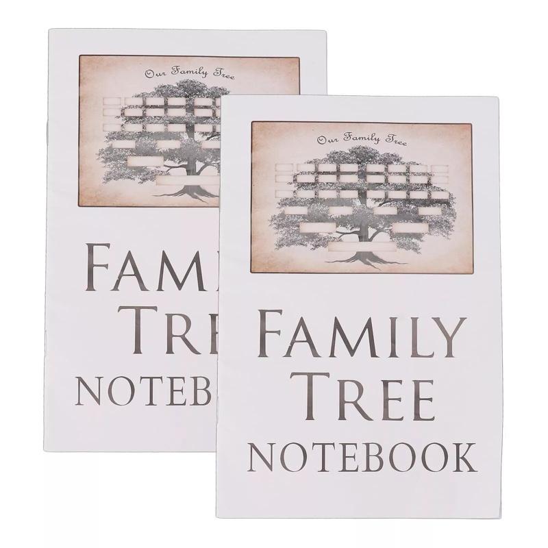 Family History Record Book 2stk Ancestors Detaljer Tracker Genealogy Notebook