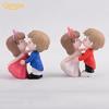 Resin Kissing Bride Groom Model Figurine