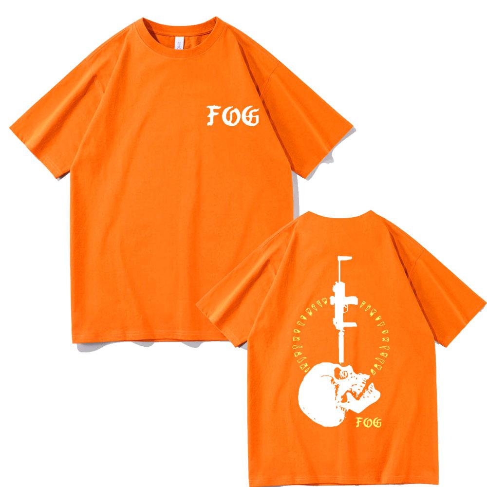 Vintage Fog Forward Observations Group Print T-Shirt Skelett Grafik T-Shirts Herren Oversized T-Shirt Herren Gothic Rock Kleidung