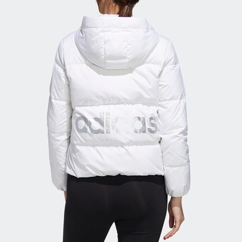 Adidas Neo Hooded Down Jacket Women Outerwear White GJ8794